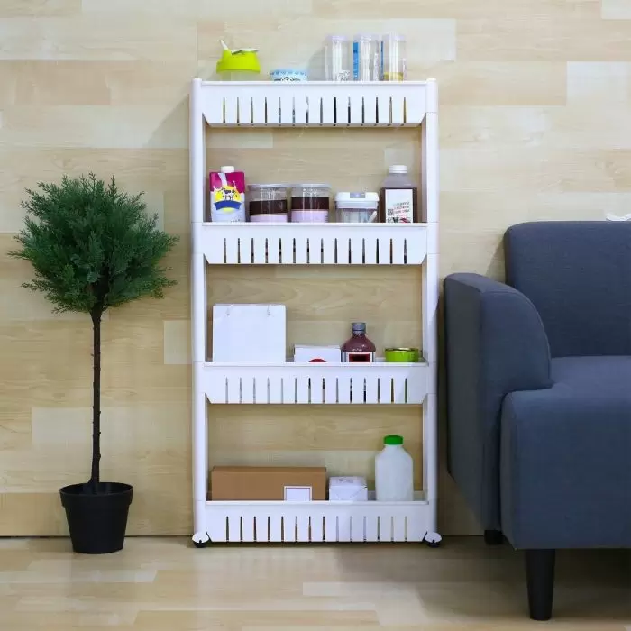Movable Storage Rack - 4 layer